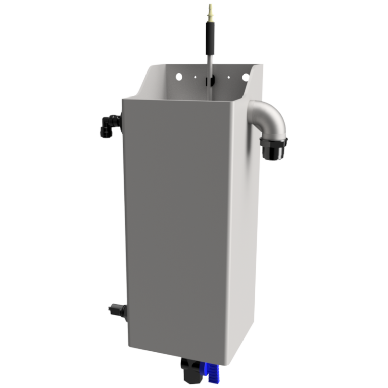 SS external reservoir with level switch for dilution water