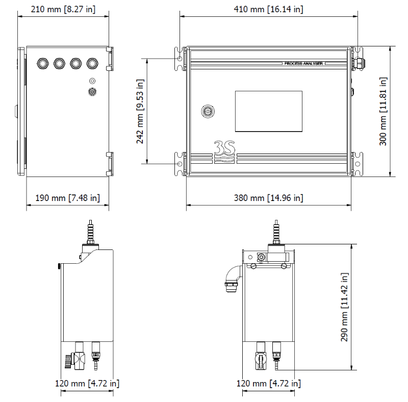 Controller sonde con touchscreen